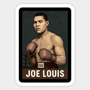 Joe Louis - Champion Boxer Sticker